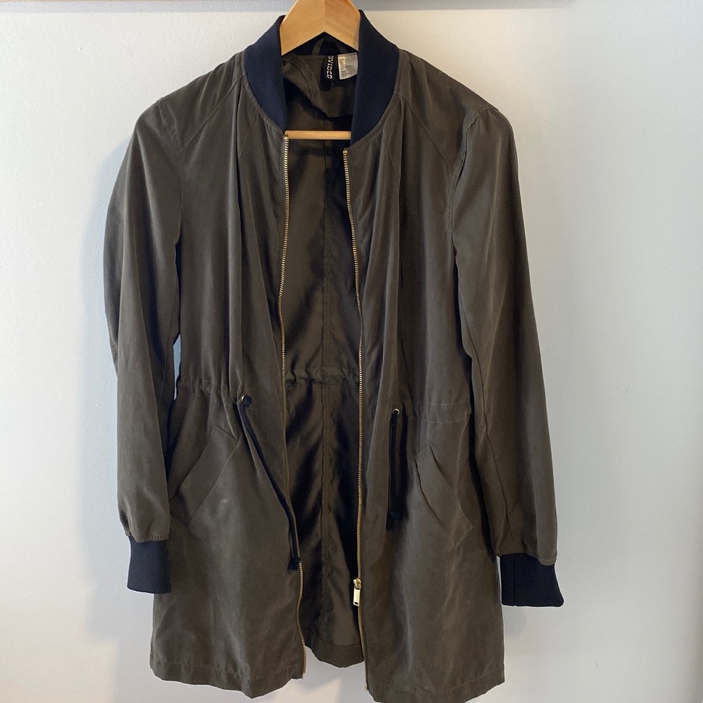H and m 3 quarter length jacket
